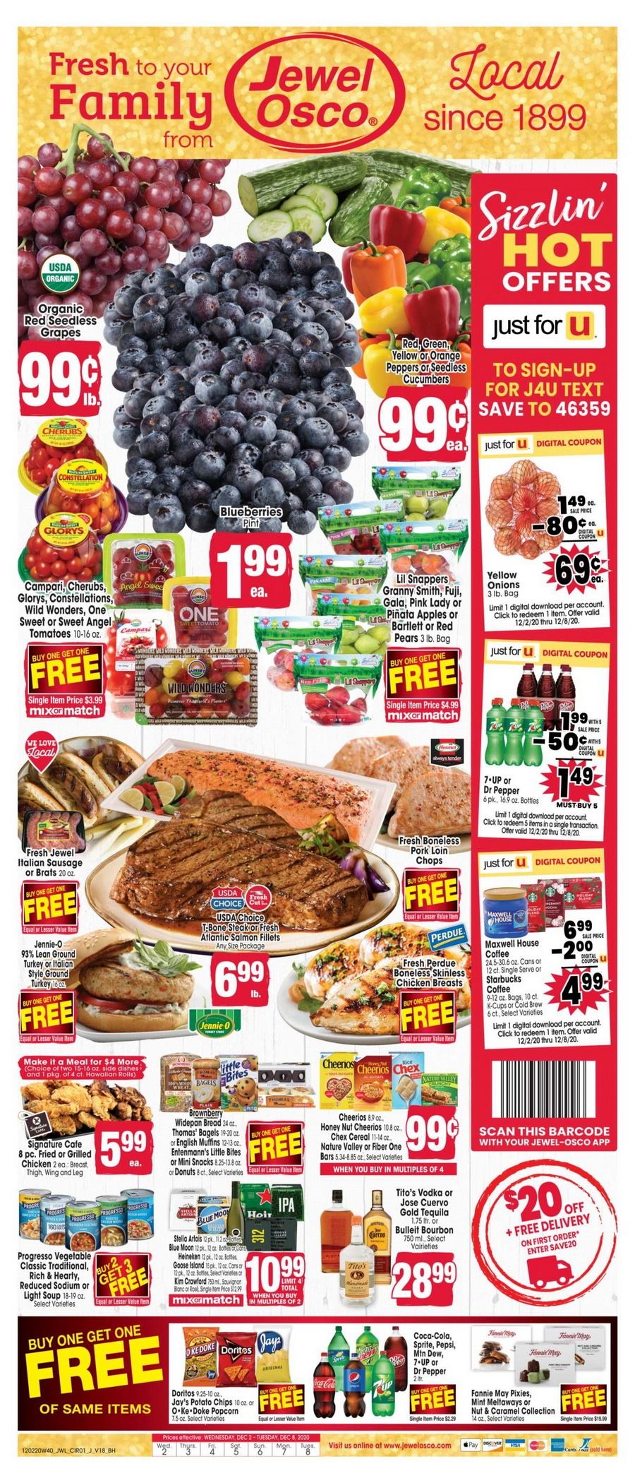 Jewel Osco Weekly Ad Dec 02 Dec 08, 2020
