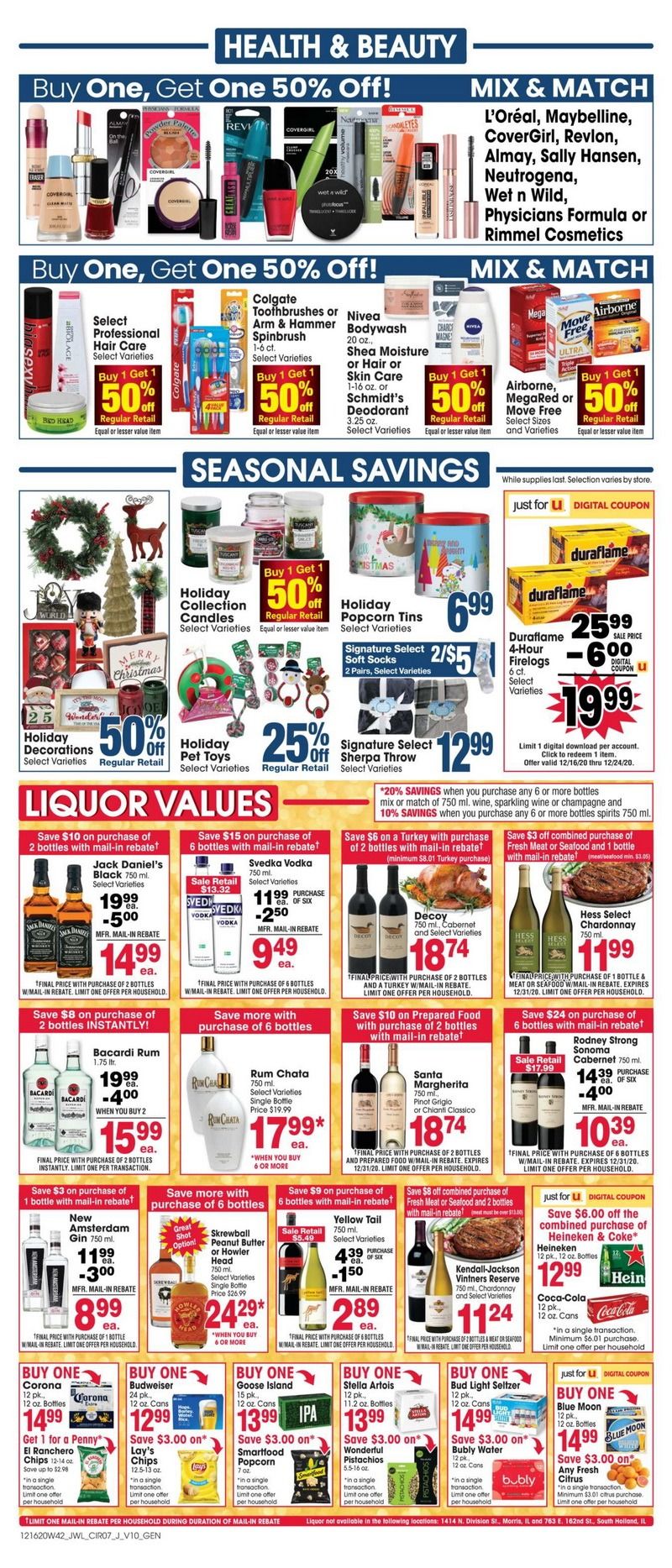 Jewel Osco Weekly Ad Dec 16 Dec 24, 2020