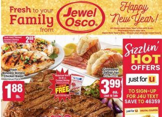 Jewel Osco Weekly Ad Dec 26 – Jan 01, 2021