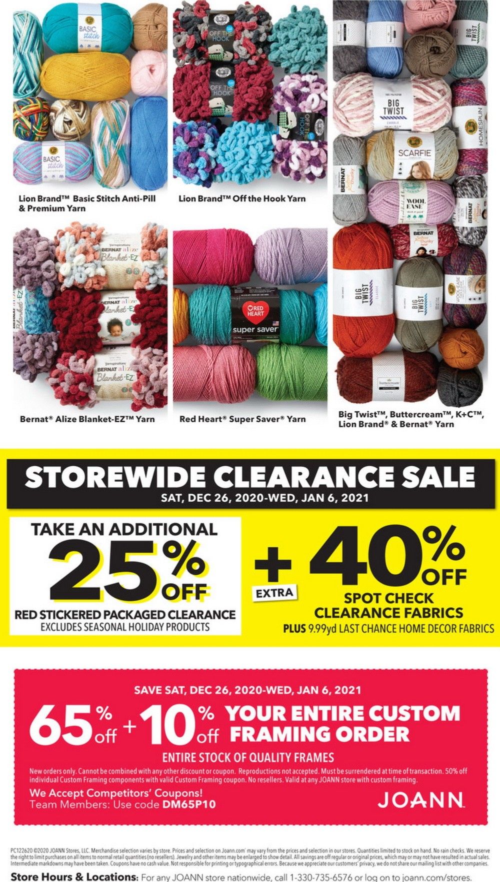 JoAnn Weekly Ad Dec 26, 2020 Jan 06, 2021