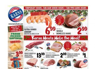 Karns Quality Foods Weekly Ad Dec 22 – Dec 28, 2020
