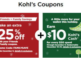 Kohls Coupons Sale Until Dec 09, 2020