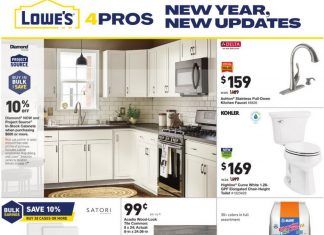 Lowe’s Weekly Ad Dec 25, 2020 – Jan 06, 2021
