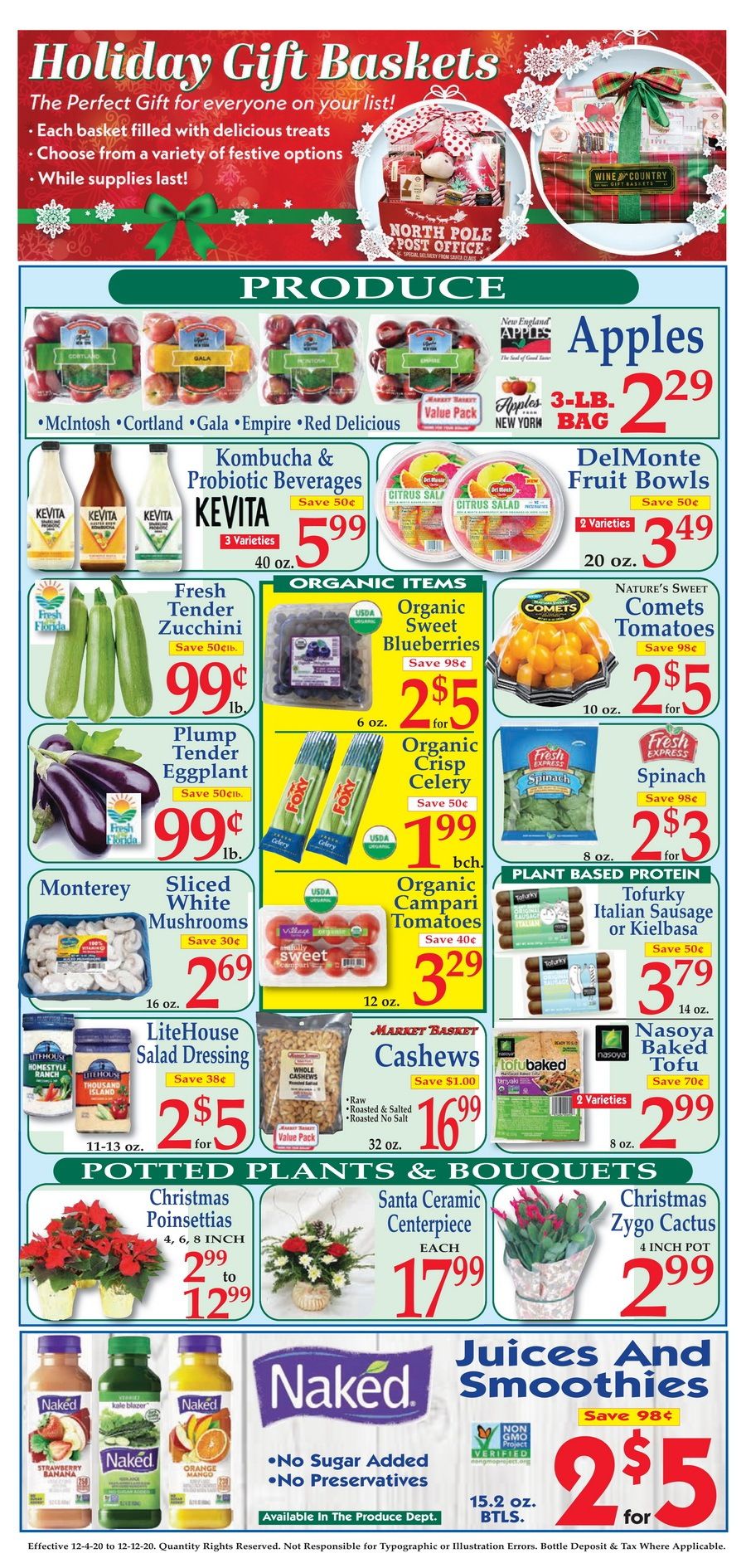 Market Basket Weekly Flyer Dec 04 Dec 12, 2020