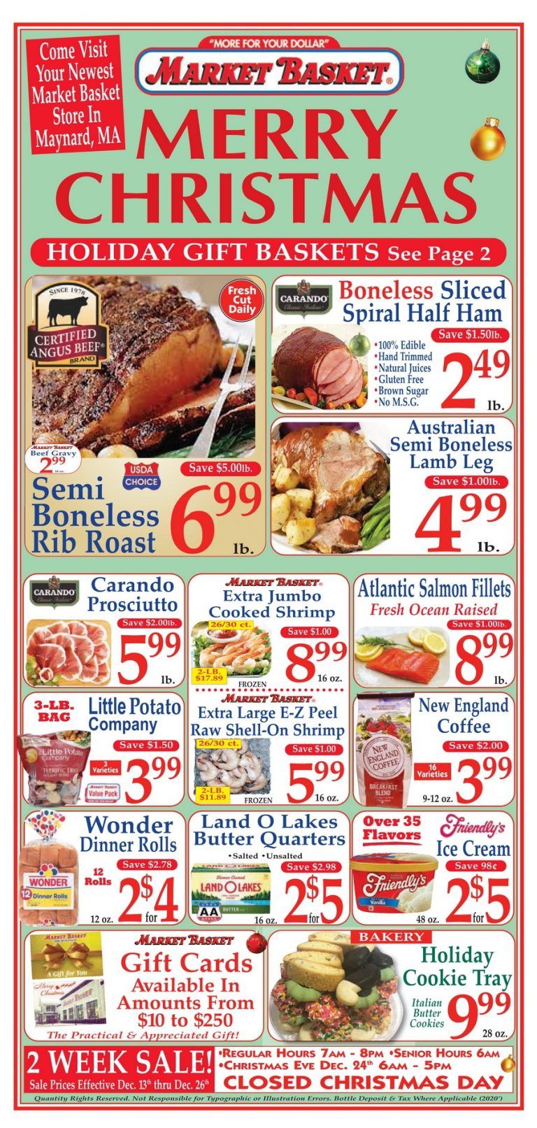 Market Basket Weekly Flyer Dec 13 Dec 26, 2020