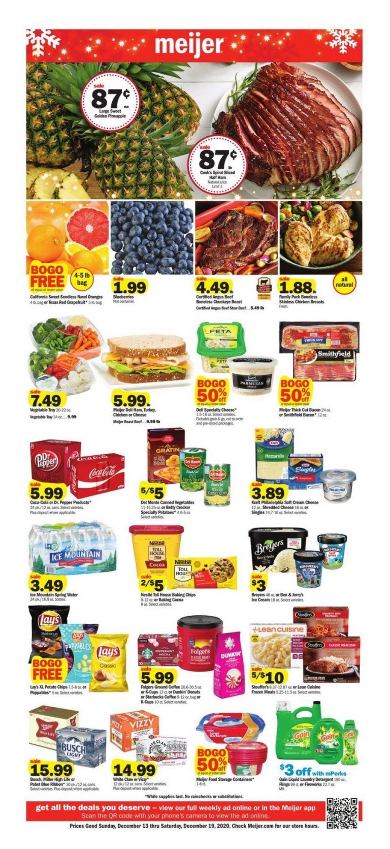 Meijer Weekly Ad Dec 13 Dec 19, 2020