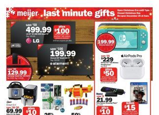 Meijer Weekly Holiday Ad Dec 20 – Dec 24, 2020