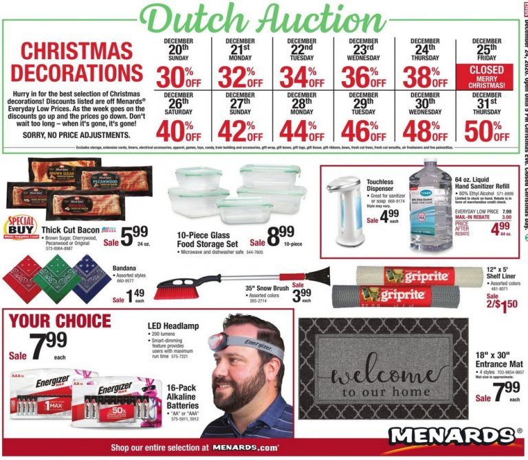 Menards Christmas Ad Dec 15 Dec 24, 2020