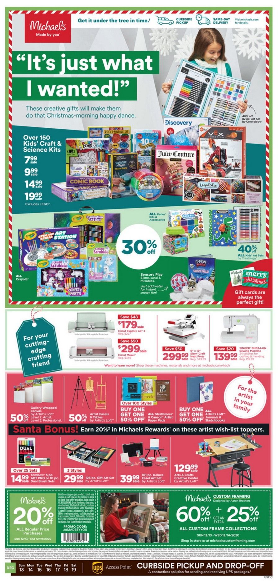 Michaels Weekly Ad Dec 13 Dec 19, 2020