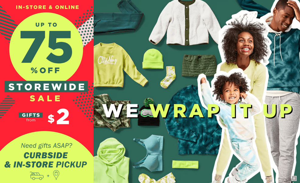 Old Navy Christmas Ad Dec 23 Dec 24, 2020