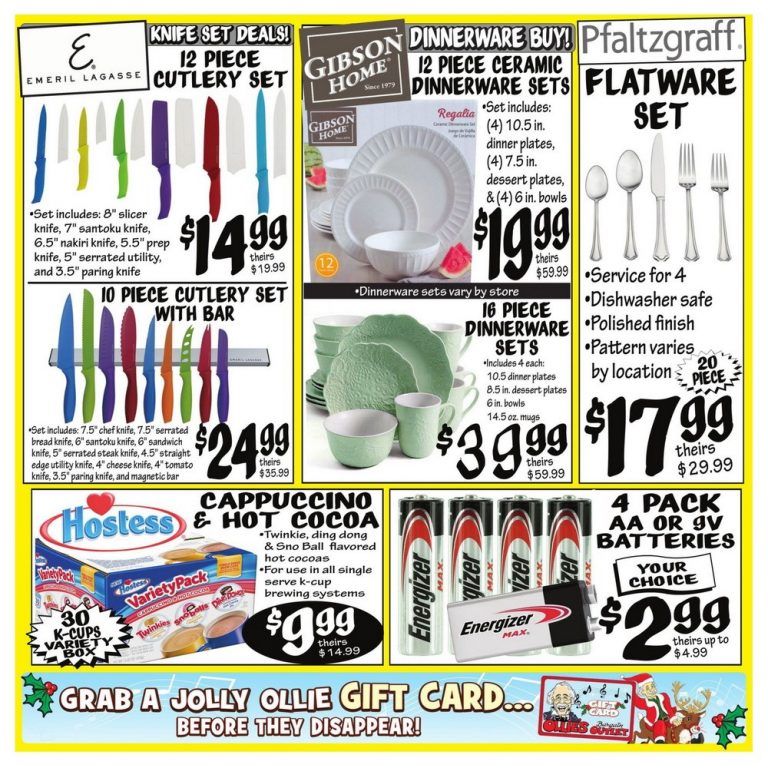 Ollie's Christmas Ad Dec 12 Dec 26, 2020