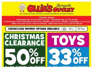 Ollie’s Weekly Ad Dec 26 – Dec 30, 2020