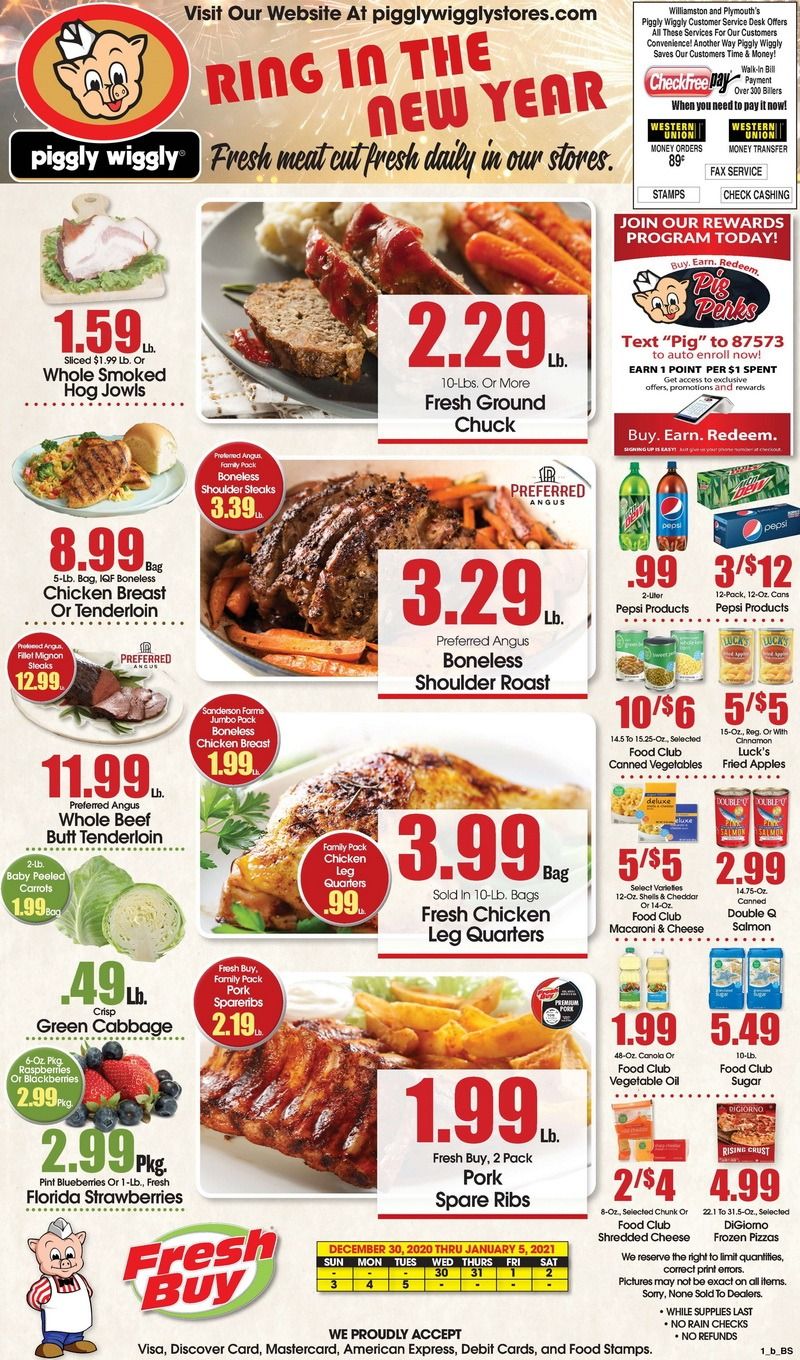 Piggly Wiggly Weekly Ad Dec 30, 2020 Jan 05, 2021