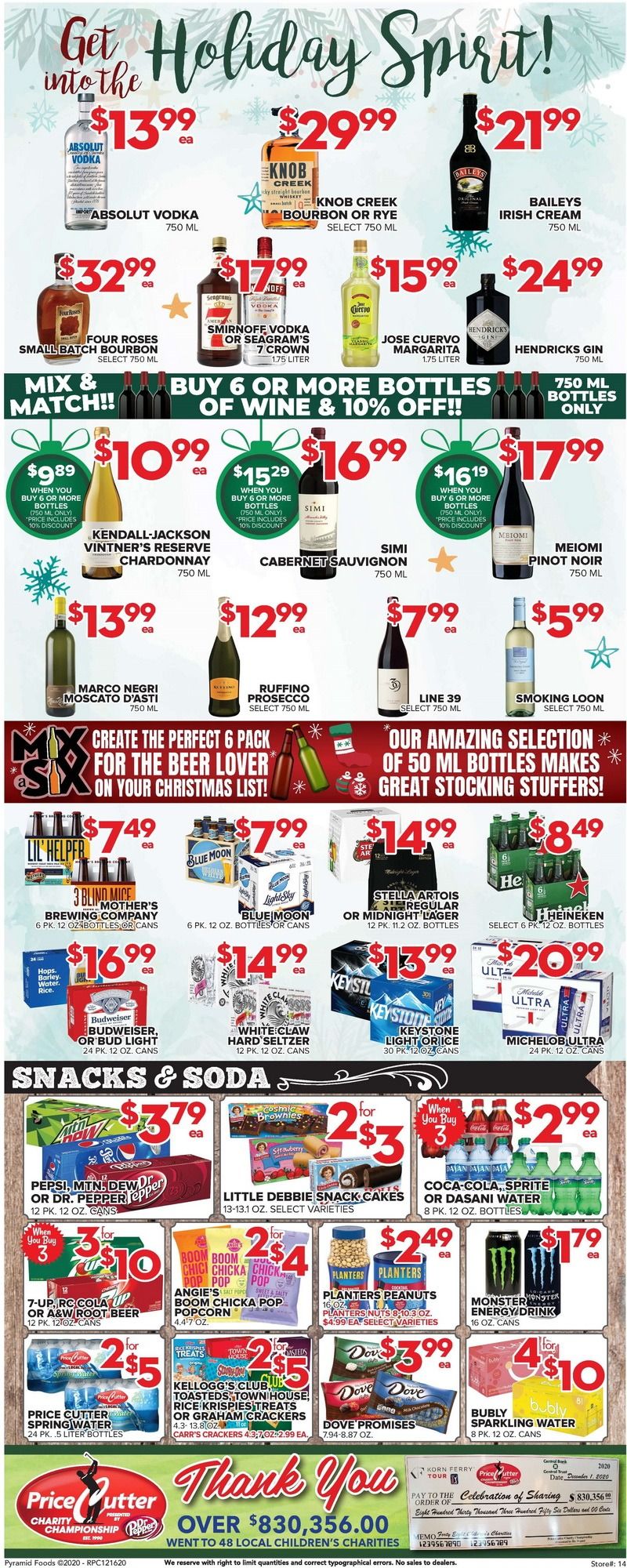 Price Cutter Weekly Ad Dec 16 Dec 25, 2020