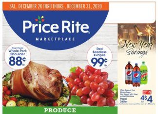 Price Rite Weekly Ad Dec 26 – Dec 31, 2020