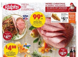 Ralphs Weekly Ad Dec 16 – Dec 25, 2020