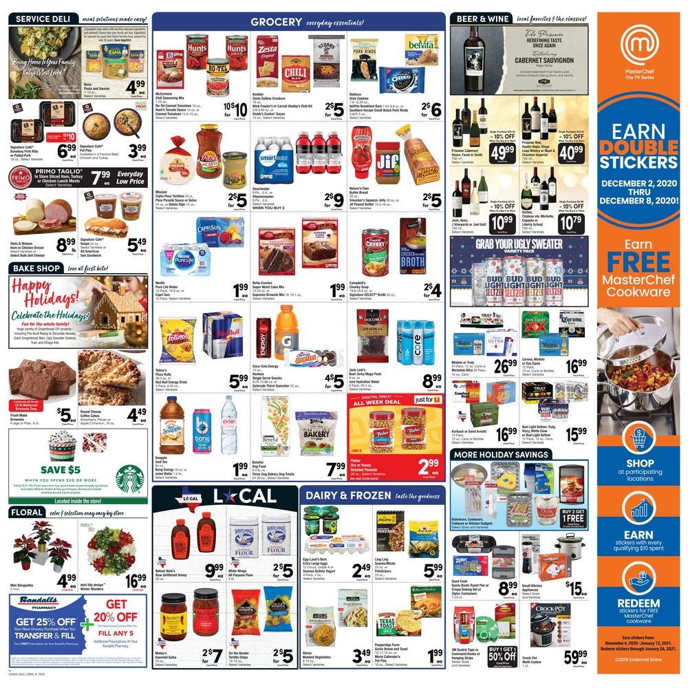 Randalls Weekly Ad Dec 02 Dec 08, 2020