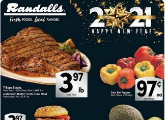 Randalls Weekly Ad Dec 30 – Jan 05, 2021