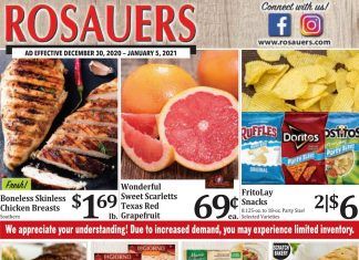 Rosauers Weekly Ad Dec 30, 2020 – Jan 05, 2021