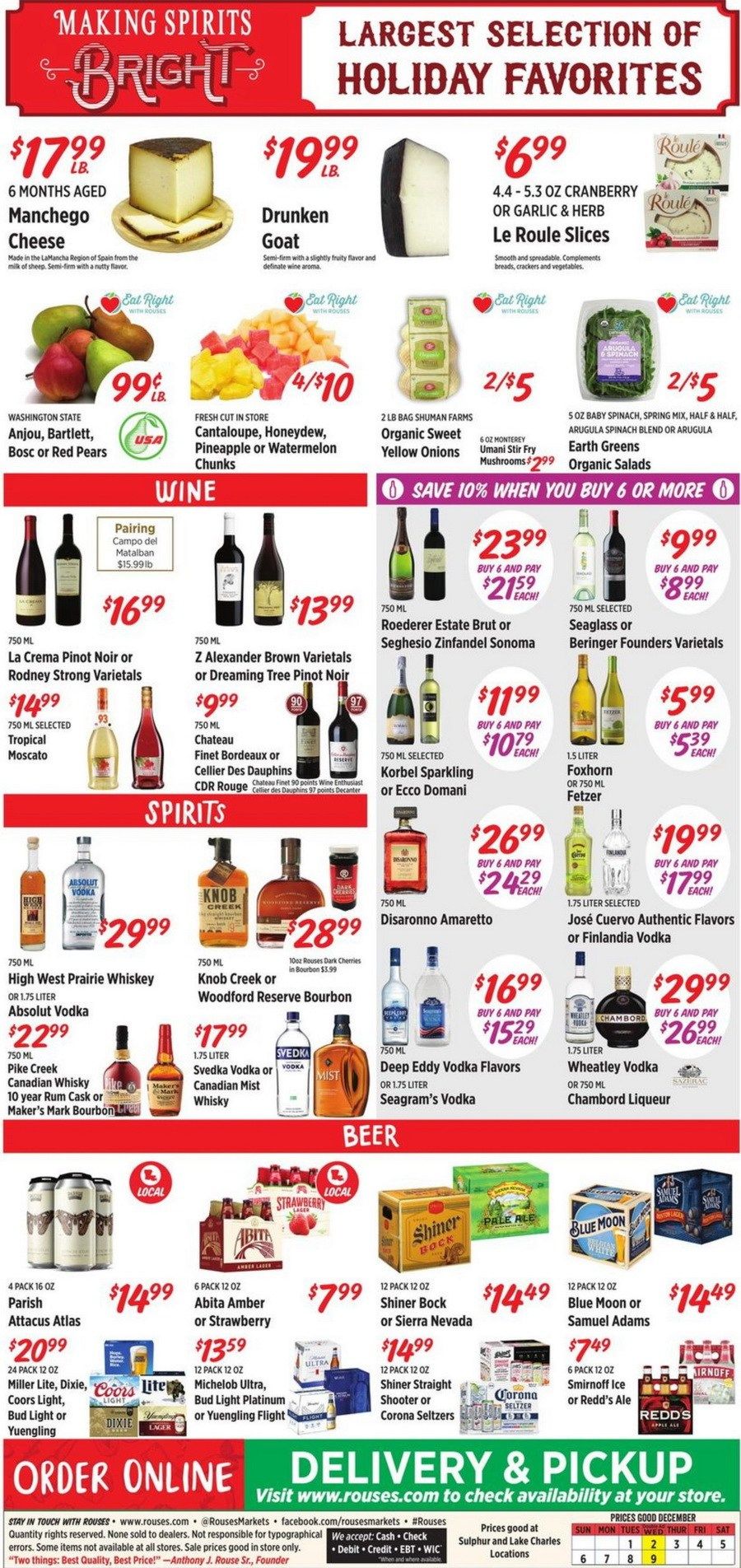 Rouses Markets Weekly Ad Dec 01 – Dec 09, 2020