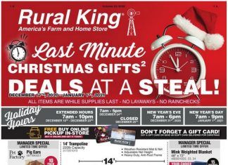Rural King Christmas Ad Dec 17, 2020 – Jan 01, 2021