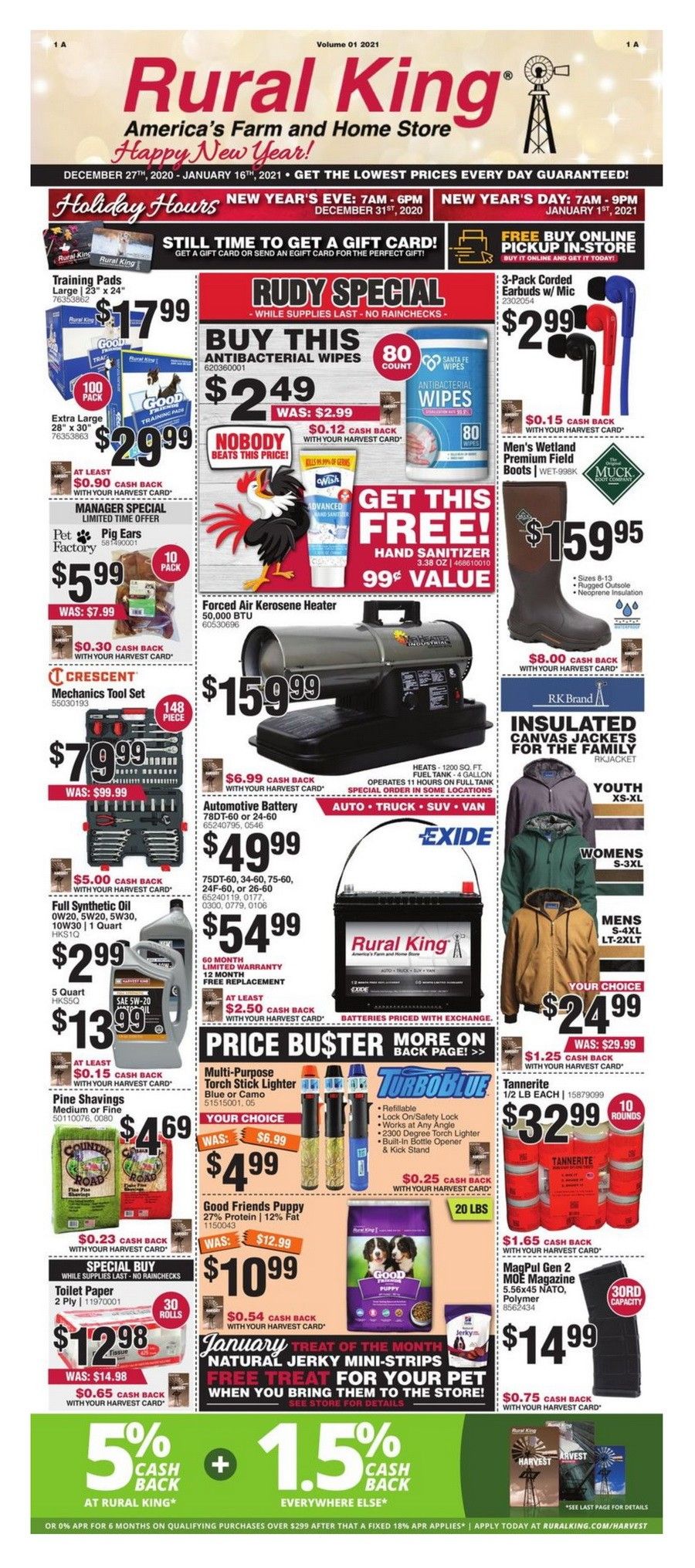 Rural King Weekly Ad Dec 27, 2020 Jan 16, 2021