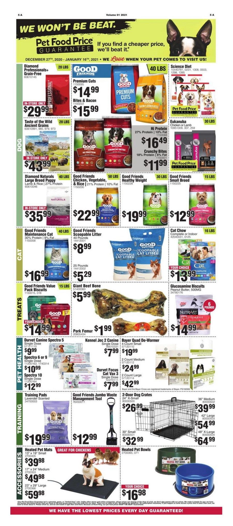 Rural King Weekly Ad Dec 27, 2020 – Jan 16, 2021