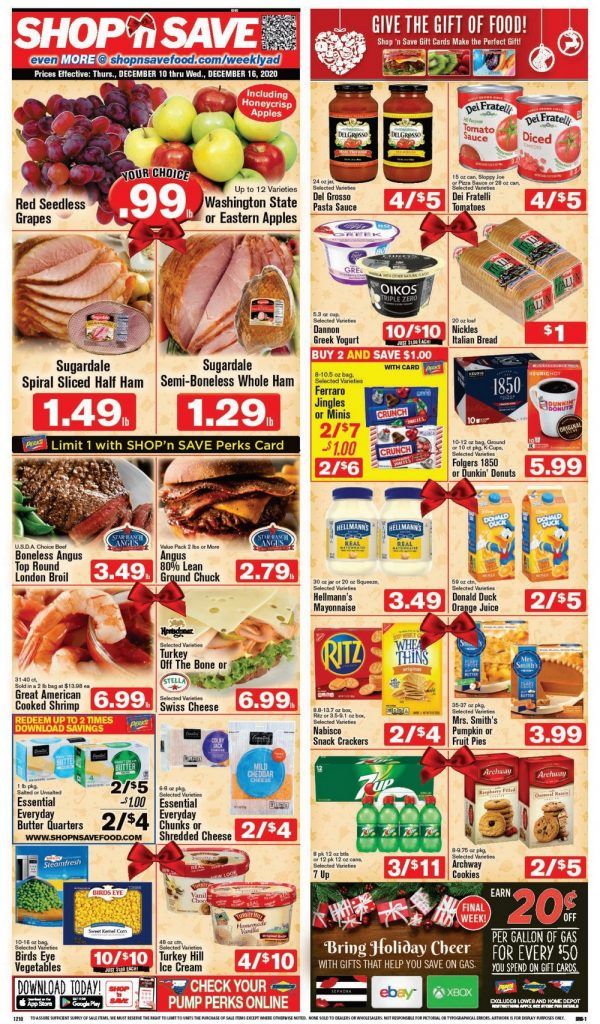 SHOP 'n SAVE Weekly Ad Dec 10 Dec 16, 2020