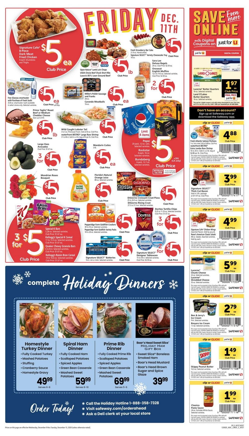 Safeway Weekly Ad Dec 09 Dec 15, 2020