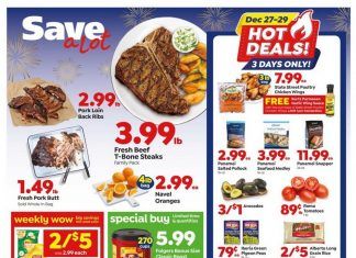 Save A Lot Weekly Ad Dec 26 – Dec 29, 2020