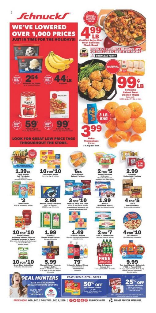 Schnucks Weekly Ad Dec 02 – Dec 08, 2020