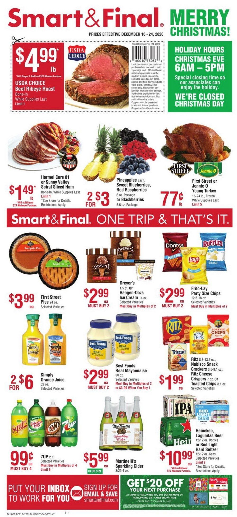Smart & Final Weekly Ad Dec 16 Dec 24, 2020