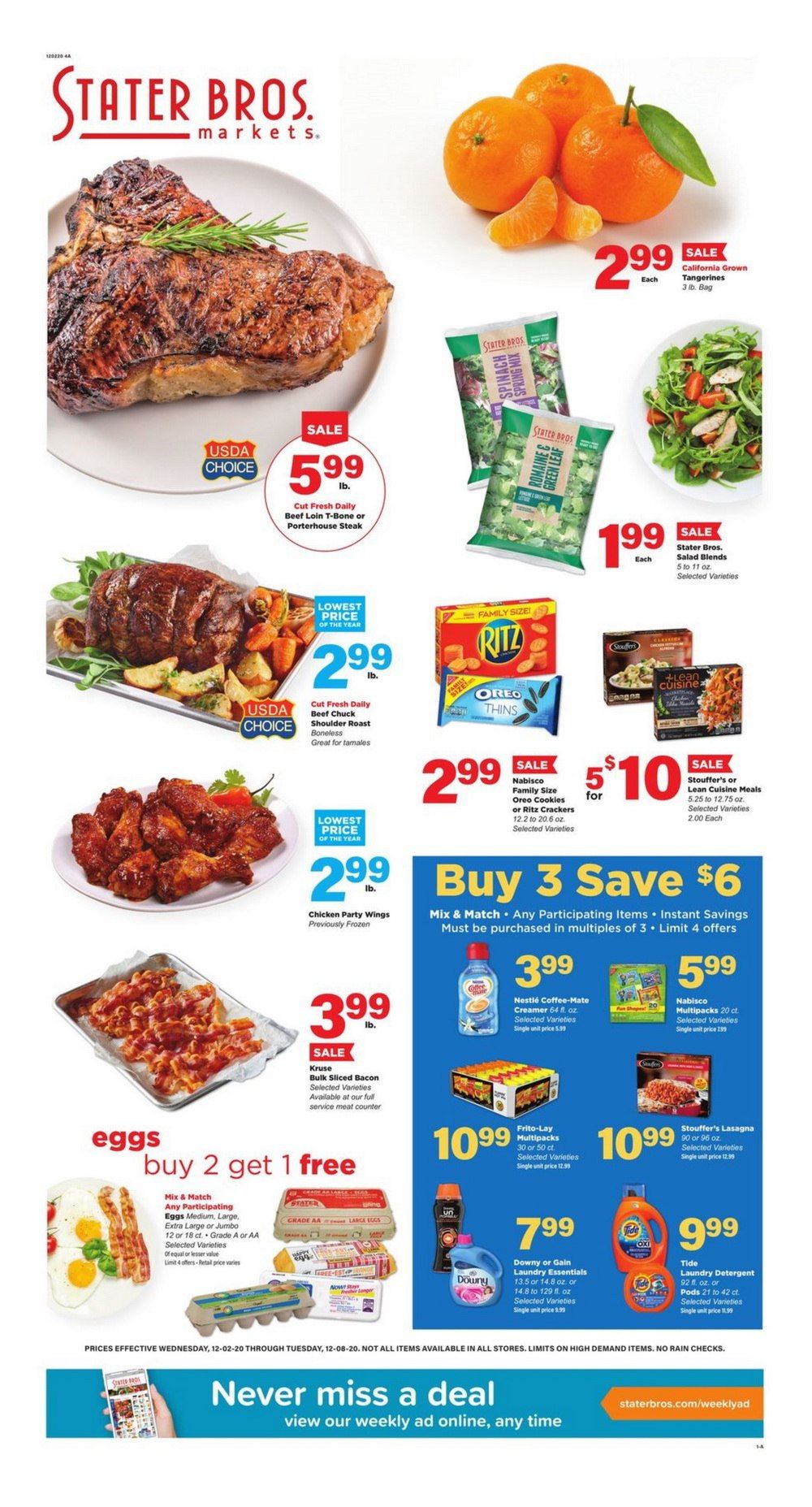 Stater Bros Weekly Ad Dec 02 Dec 08, 2020