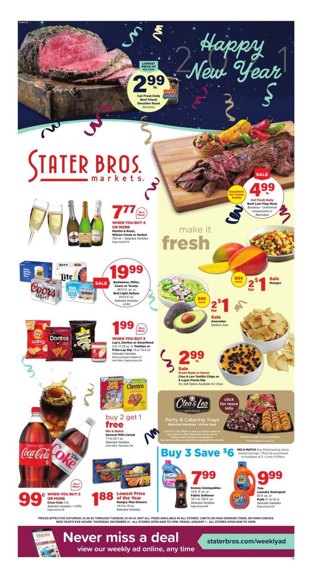 Stater Bros Weekly Ad Dec 26, 2020 Jan 05, 2021