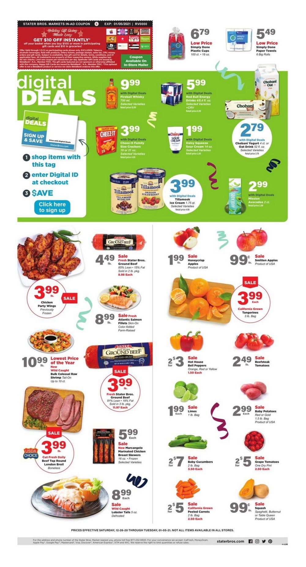 Stater Bros Weekly Ad Dec 26, 2020 Jan 05, 2021
