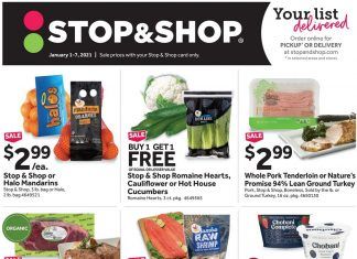 Stop & Shop Weekly Ad Jan 01 – Jan 07, 2021