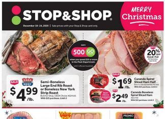 Stop & Shop Weekly Ad Dec 18 – Dec 24, 2020