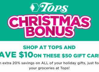 Tops Christmas Bonus Ad Dec 18 – Dec 24, 2020