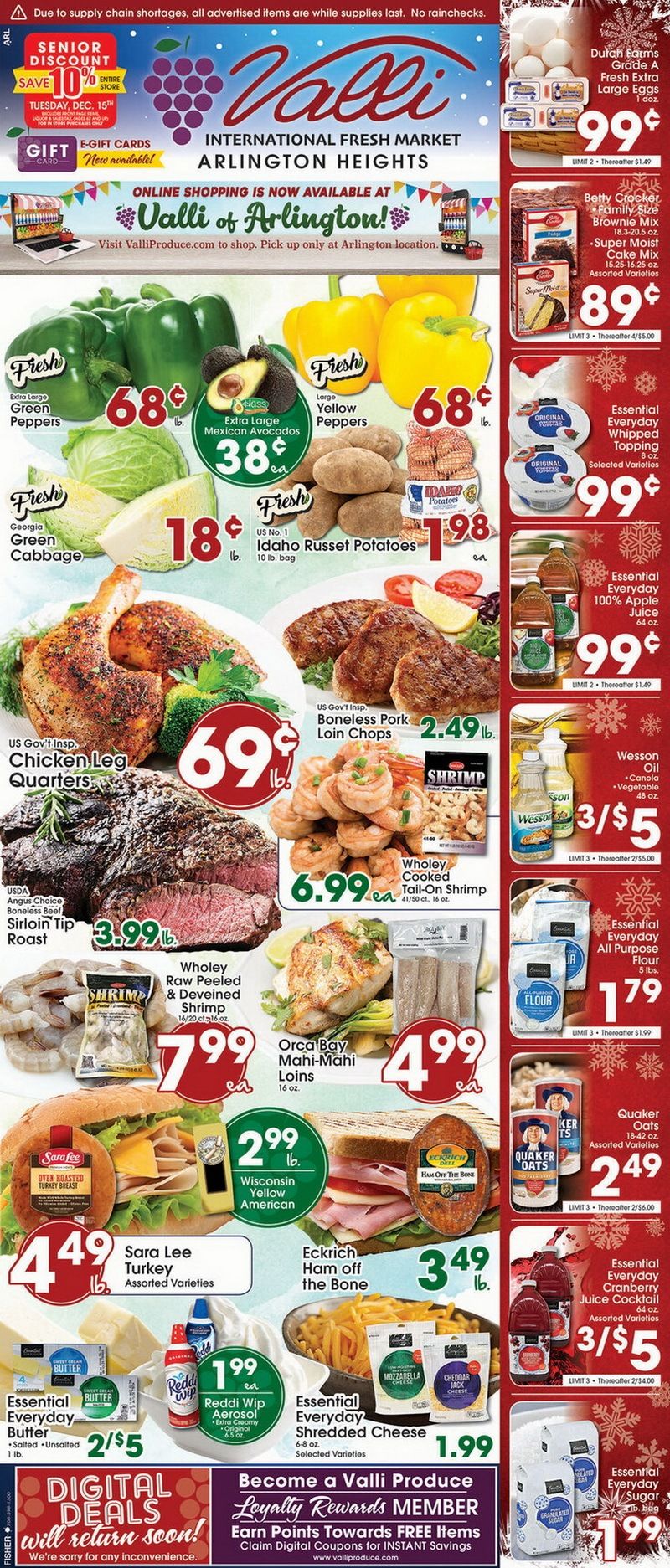 Valli Produce Weekly Ad Dec 09 Dec 15, 2020