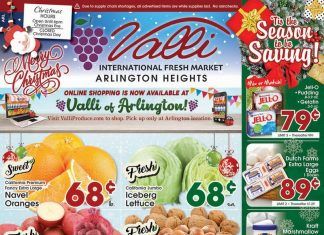 Valli Produce Weekly Ad Dec 16 – Dec 25, 2020