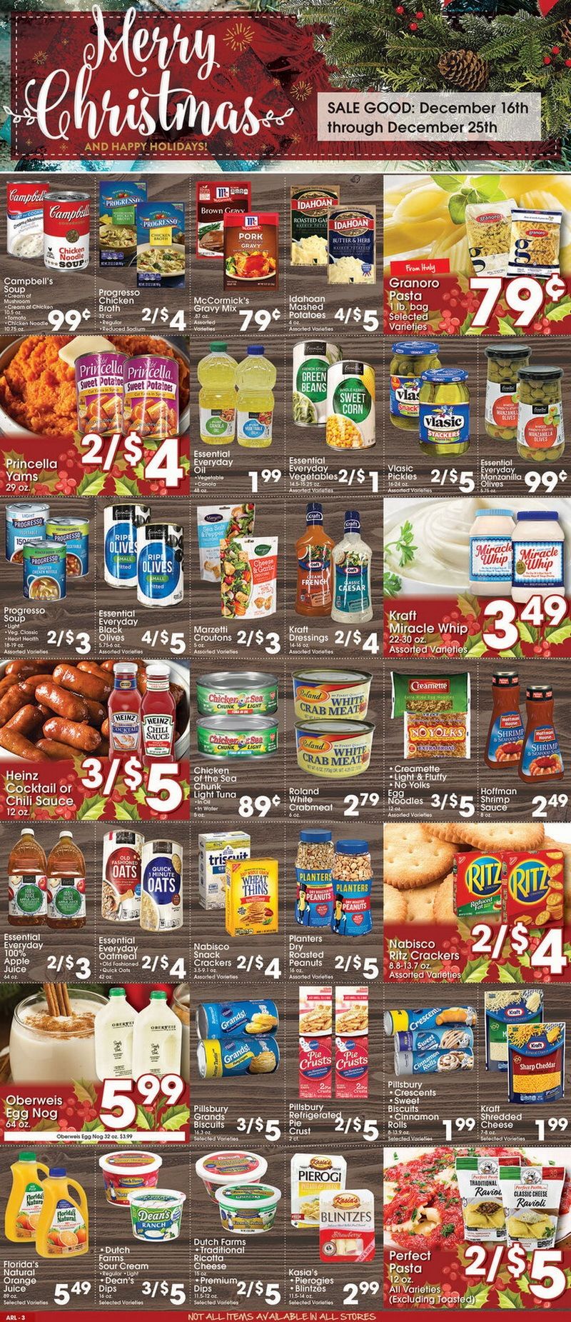 Valli Produce Weekly Ad Dec 16 Dec 25, 2020