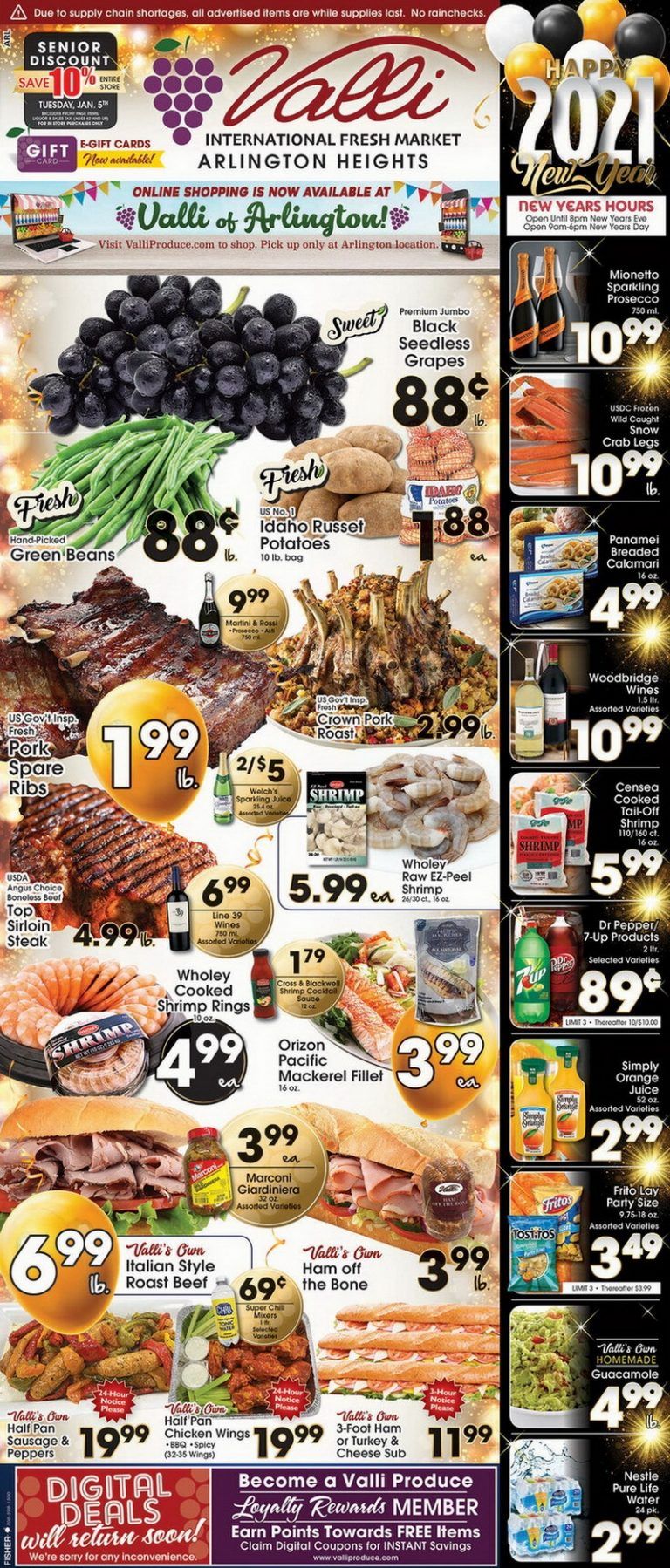 Valli Produce Weekly Ad Dec 30, 2020 Jan 05, 2021