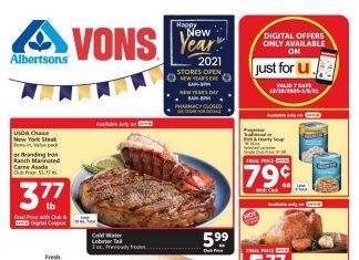 Vons Weekly Ad Dec 30, 2020 – Jan 05, 2021
