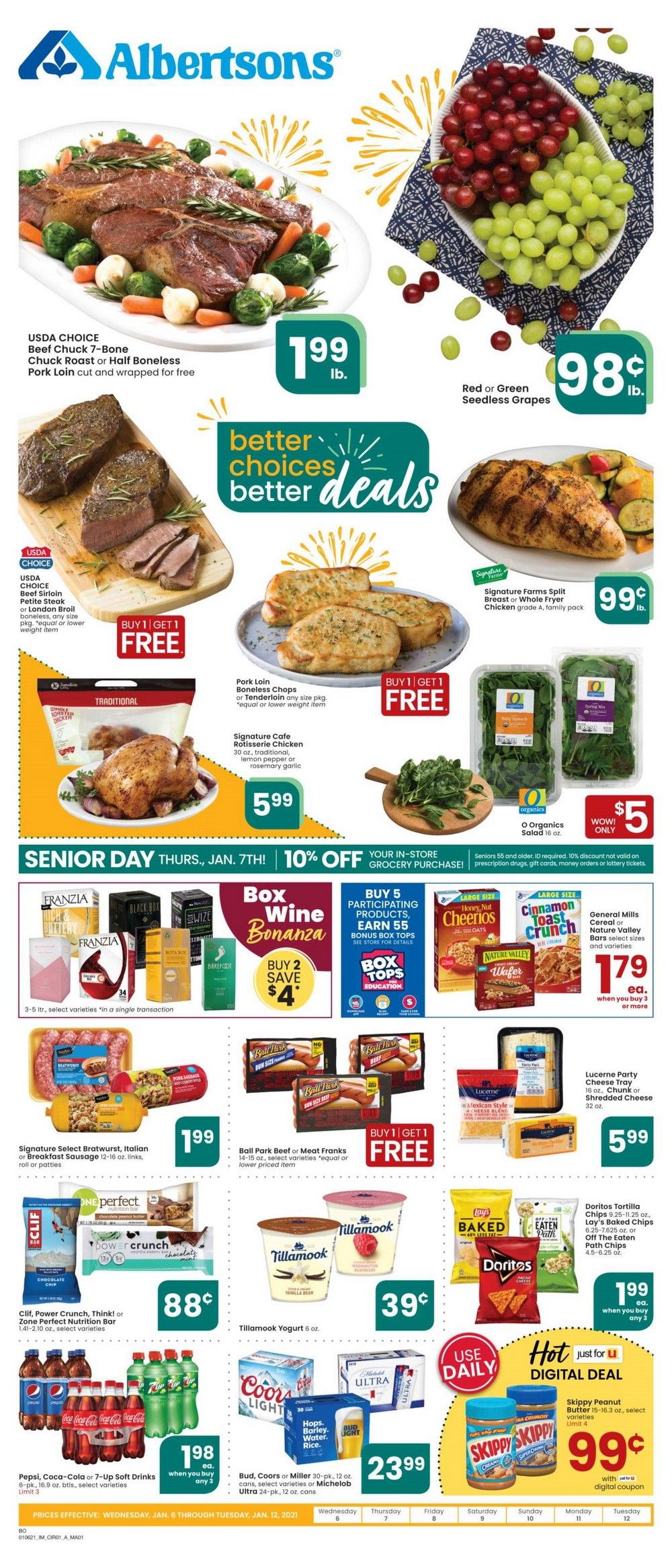 Albertsons Weekly Ad Jan 06 Jan 12, 2021