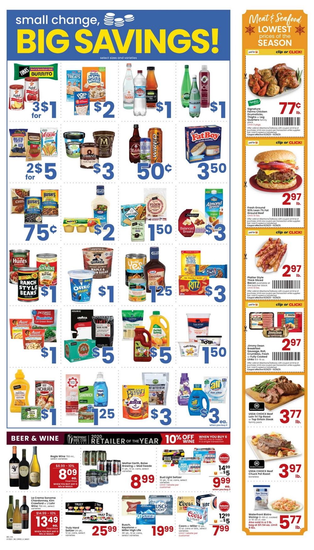 Albertsons Weekly Ad Jan 20 Jan 26, 2021