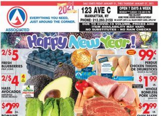 Associated Supermarkets Weekly Ad Jan 01 – Jan 07, 2021