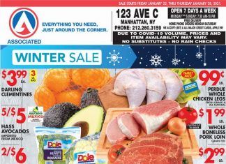 Associated Supermarkets Weekly Ad Jan 22 – Jan 28, 2021