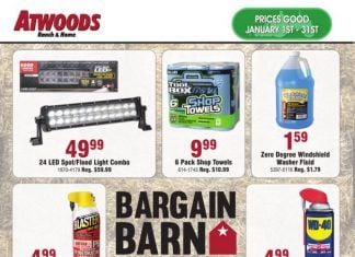 Atwoods Monthly Ad Jan 1 – Jan 31, 2021
