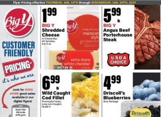 Big Y Weekly Ad Jan 14 – Jan 20, 2021