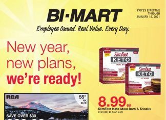 Bi-Mart Weekly Ad Jan 05- Jan 19, 2021